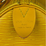 Louis Vuitton Yellow Epi Leather Speedy 25