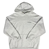Balenciaga Logo Pullover Hoodie Grey