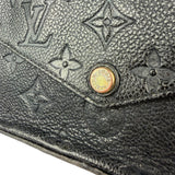 Louis Vuitton Black Leather Monogram Felicie Pochette