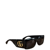 Gucci Black GG0811S Rectangular Sunglasses
