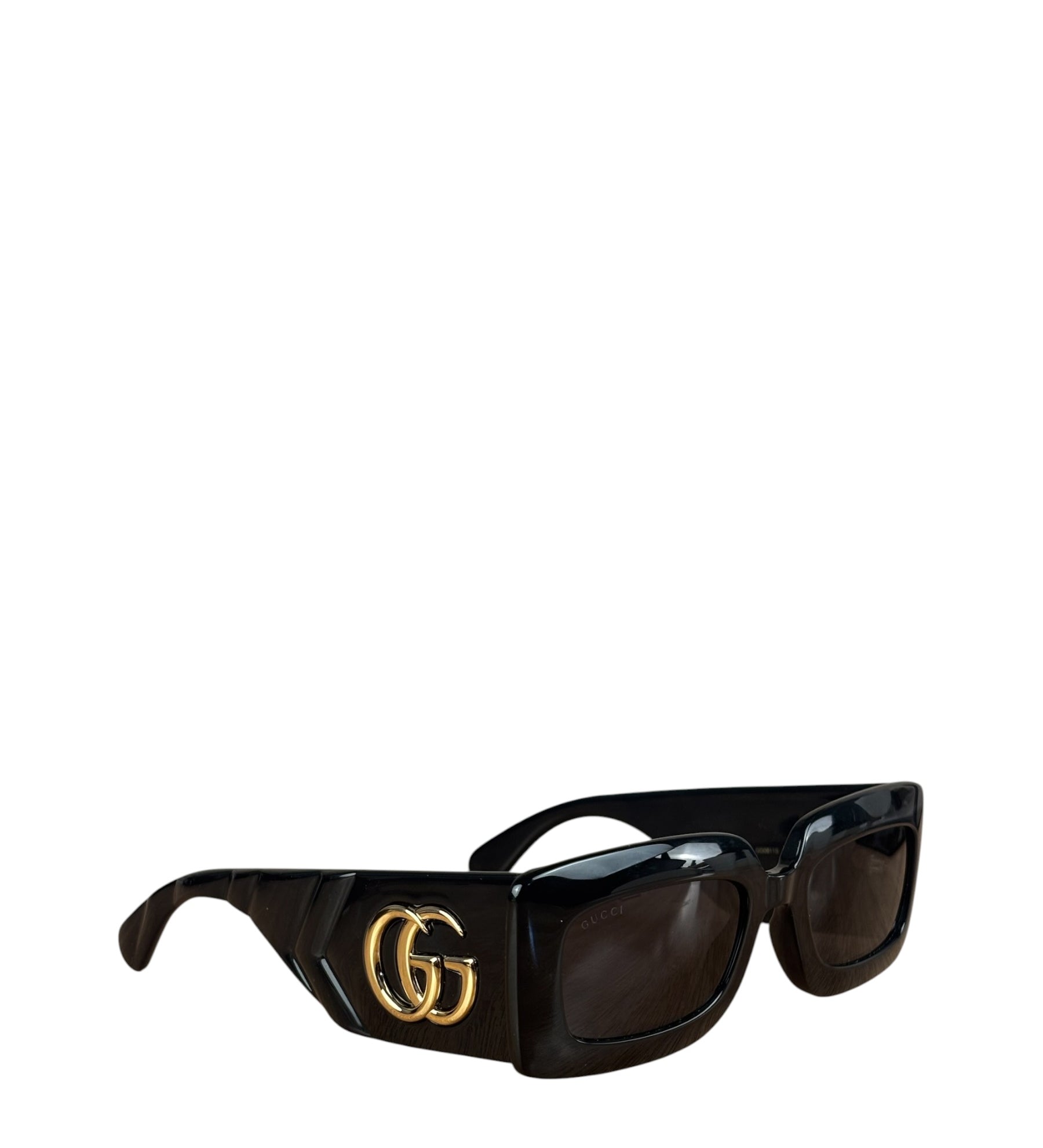 Gucci Black GG0811S Rectangular Sunglasses