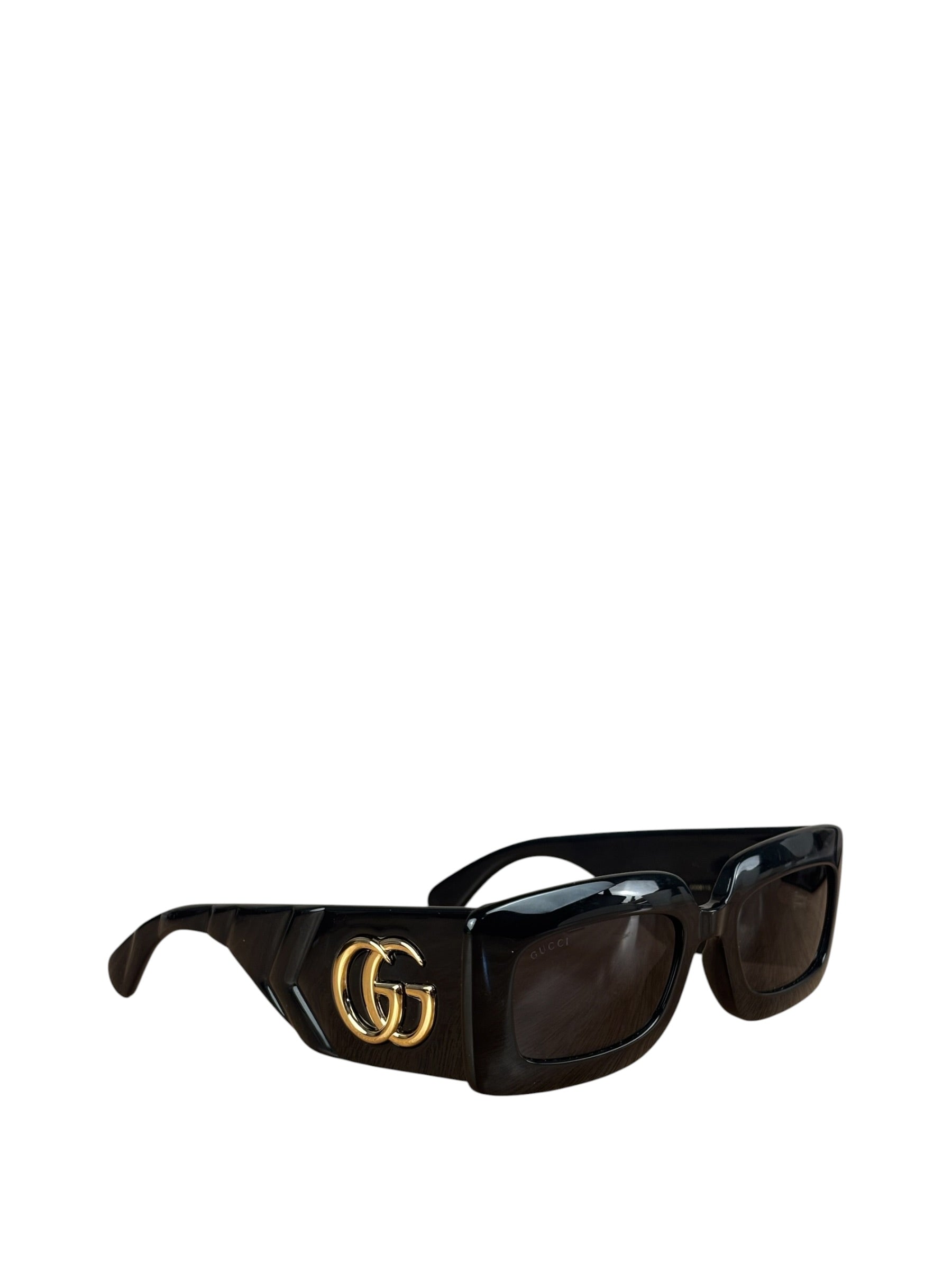 Gucci Black GG0811S Rectangular Sunglasses