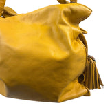 Loewe Vintage Yellow Leather Flamenco Tote Bag