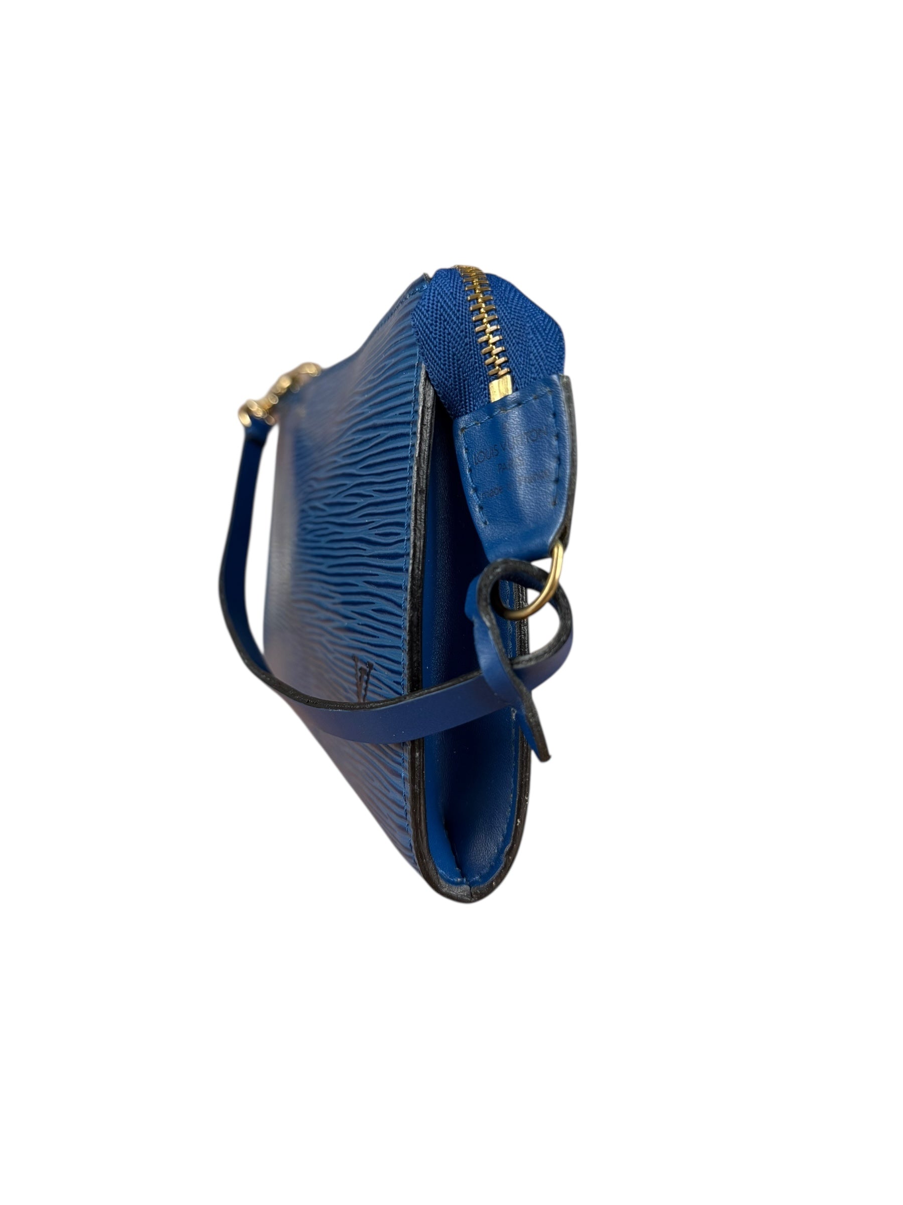 Louis Vuitton Epi Leather Pochette Blue