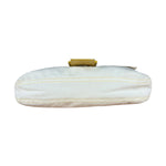 Fendi Vintage Denim x Snakeskin Baguette Yellow