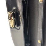 Gucci Black Leather Bamboo Night Small Clutch/Pochette