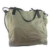 Burberry Geen Nylon/Leather Trim Buckleigh Tote Bag