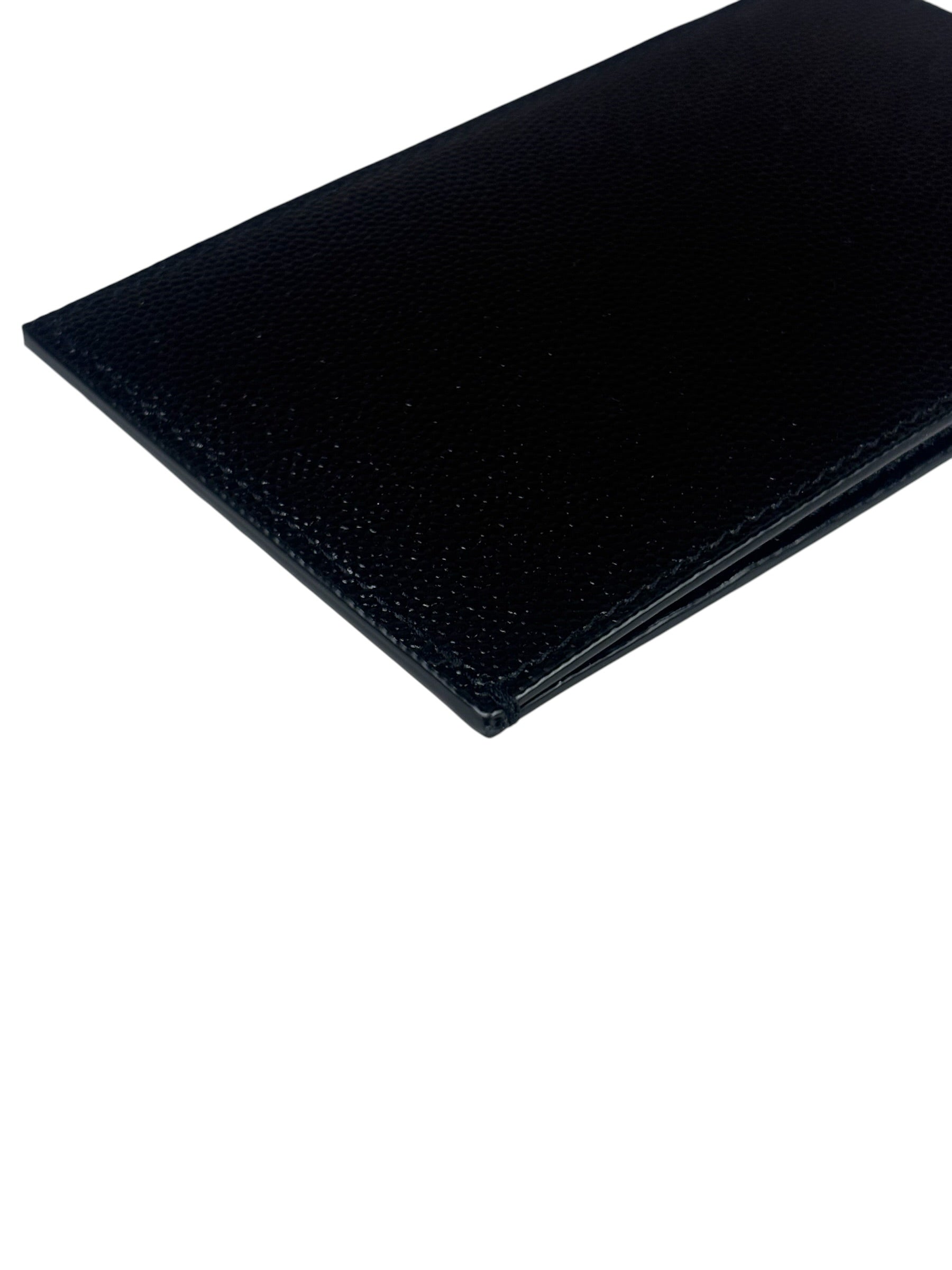 Yves Saint Laurent Black Leather Card Holder