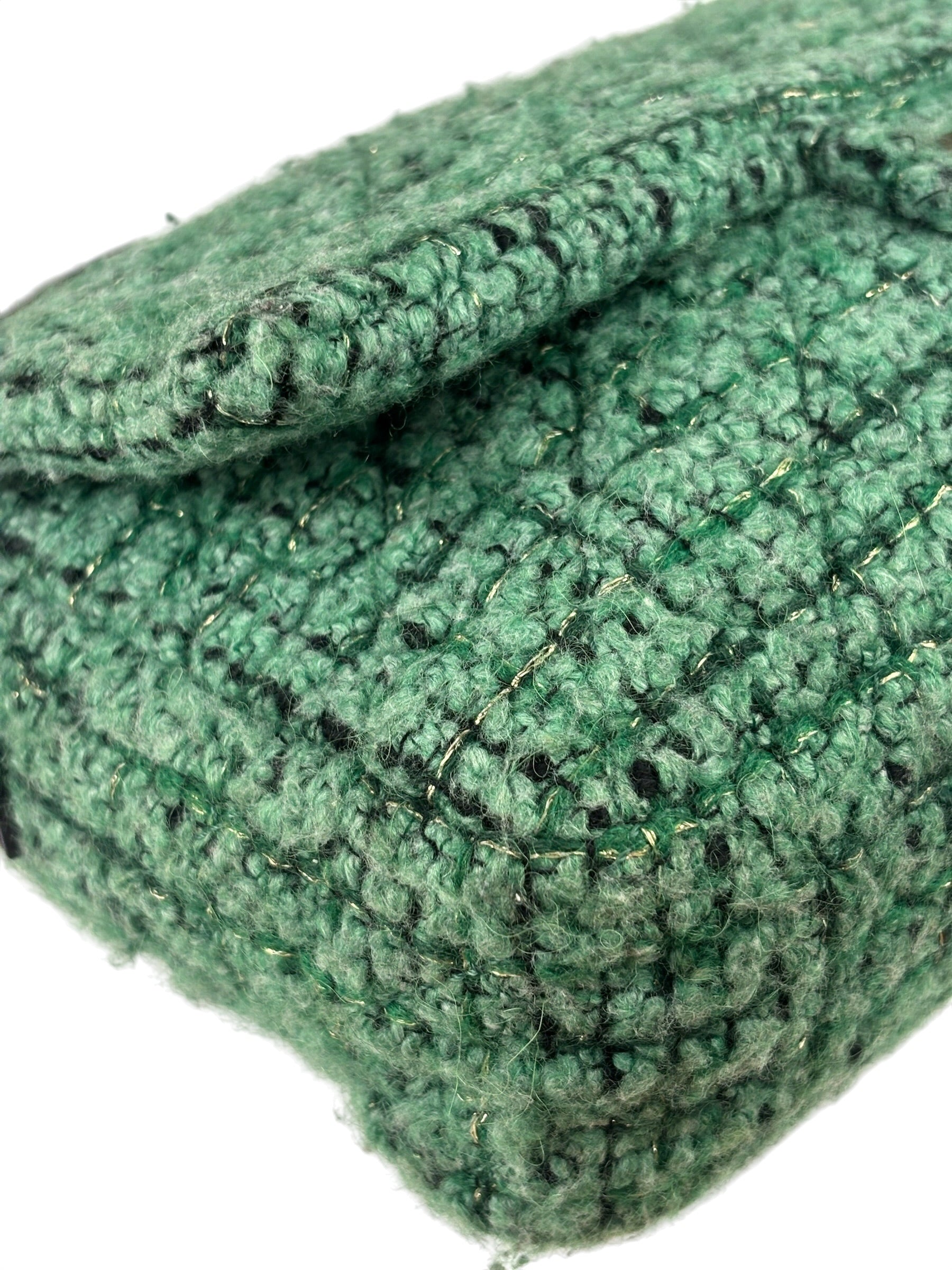 Chanel Green Tweed Easy Reissue Flap Bag 2009