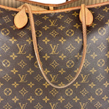 Louis Vuitton Dark Brown Canvas Monogram Neverfull Shoulder Bag PM