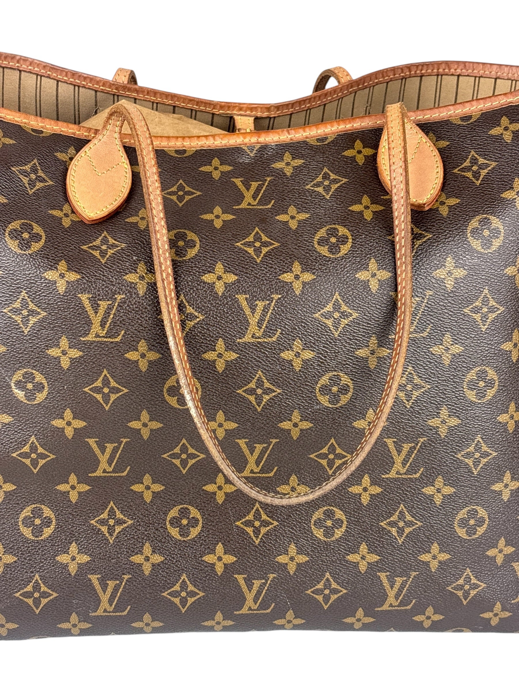 Louis Vuitton Dark Brown Canvas Monogram Neverfull Shoulder Bag PM