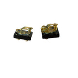Chanel Black Resin FauxPearl Clip-On Earings