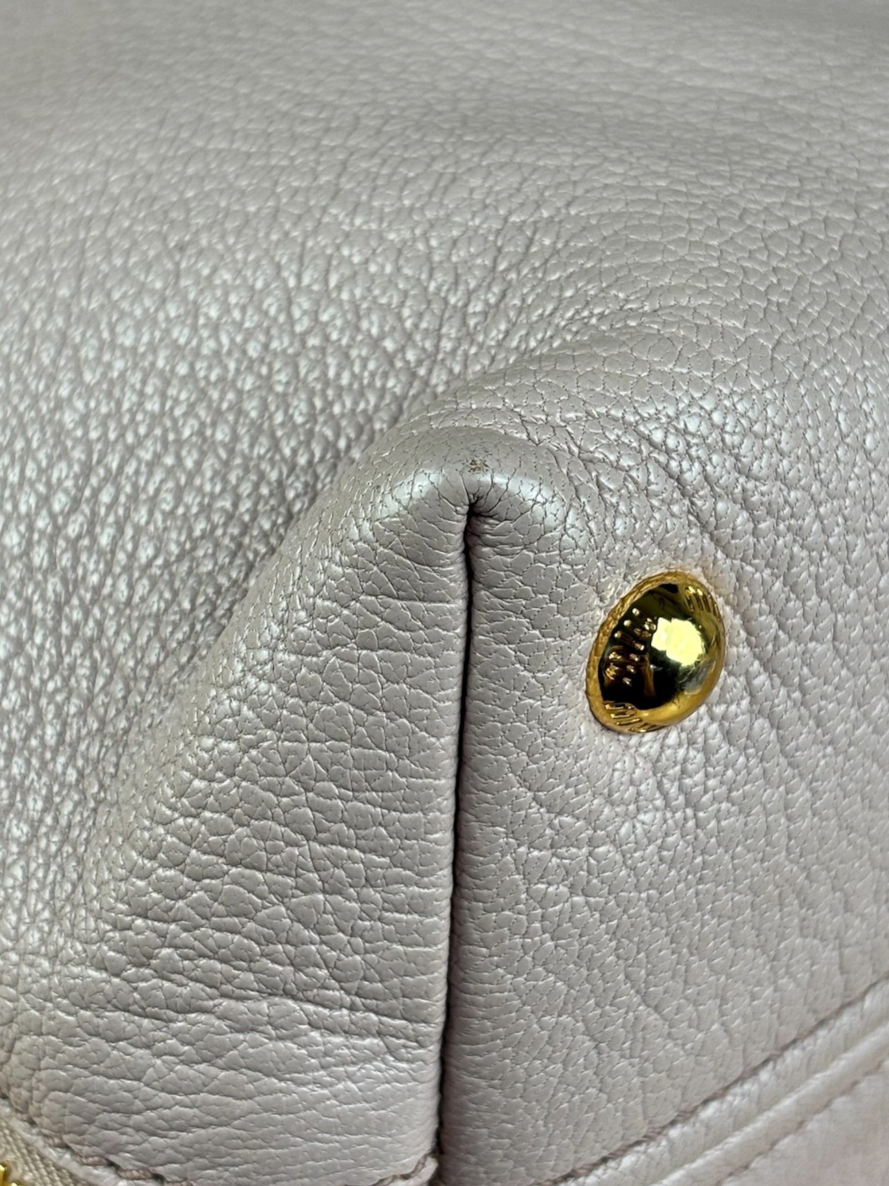 Miu Miu Blush Pink Leather Two-Way Bag