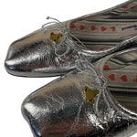 Vivienne Westwood Silver Bow Ballet Flats
