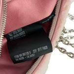 Miu Miu Pink Wool Teddy Two-Way Hobo Bag