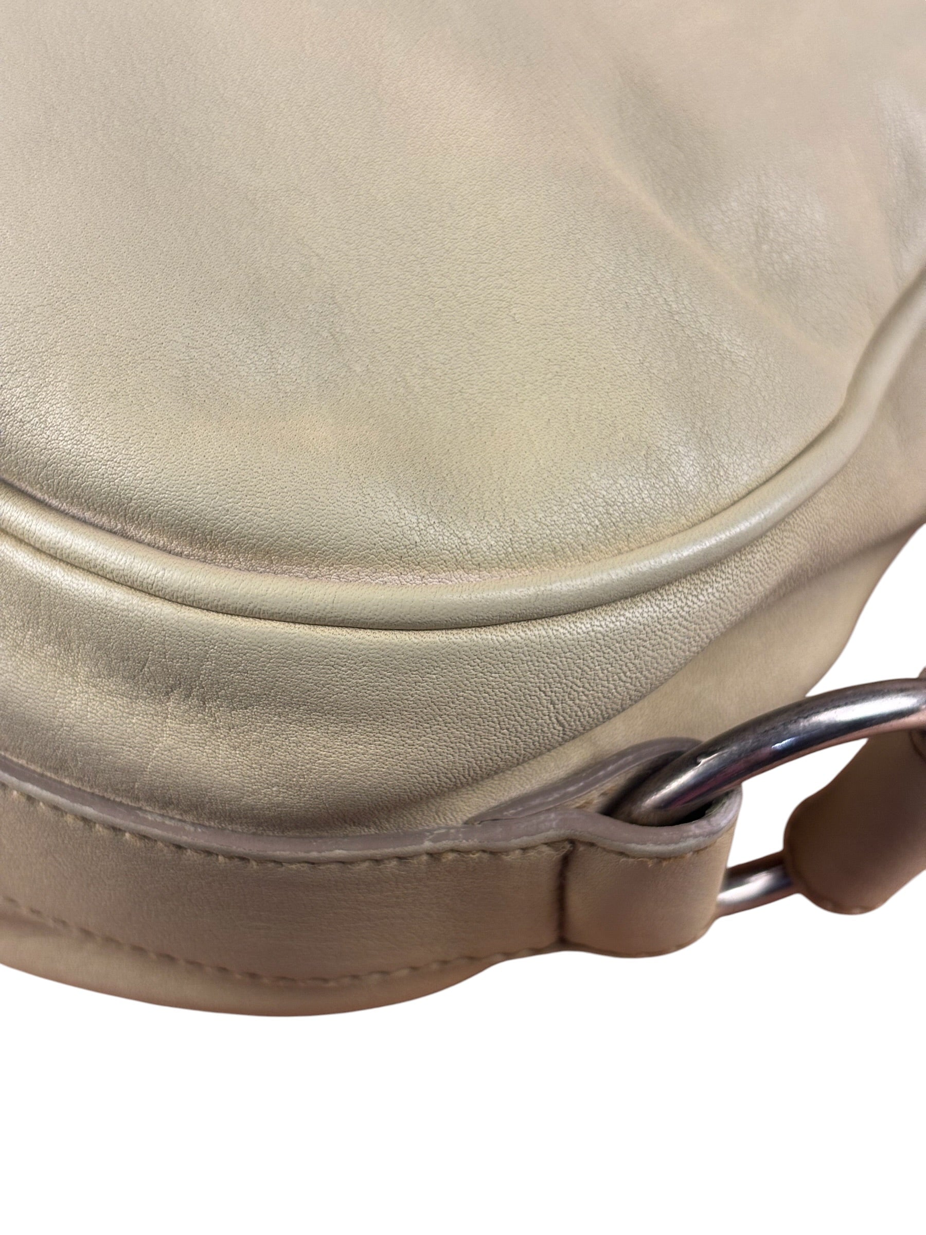 Christian Dior Vintage Beige Marrakech Medium Shoulder Bag