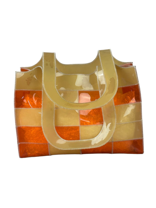 Chanel Vintage Vinyl Patchwork Naked Tote 1997