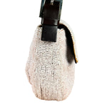 Fendi Pelle Rosa Beaded Baguette