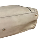 Gucci Britt Leather Tote Beige