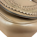 Gucci Vintage Tan Leather Medium Flap Shoulder Bag