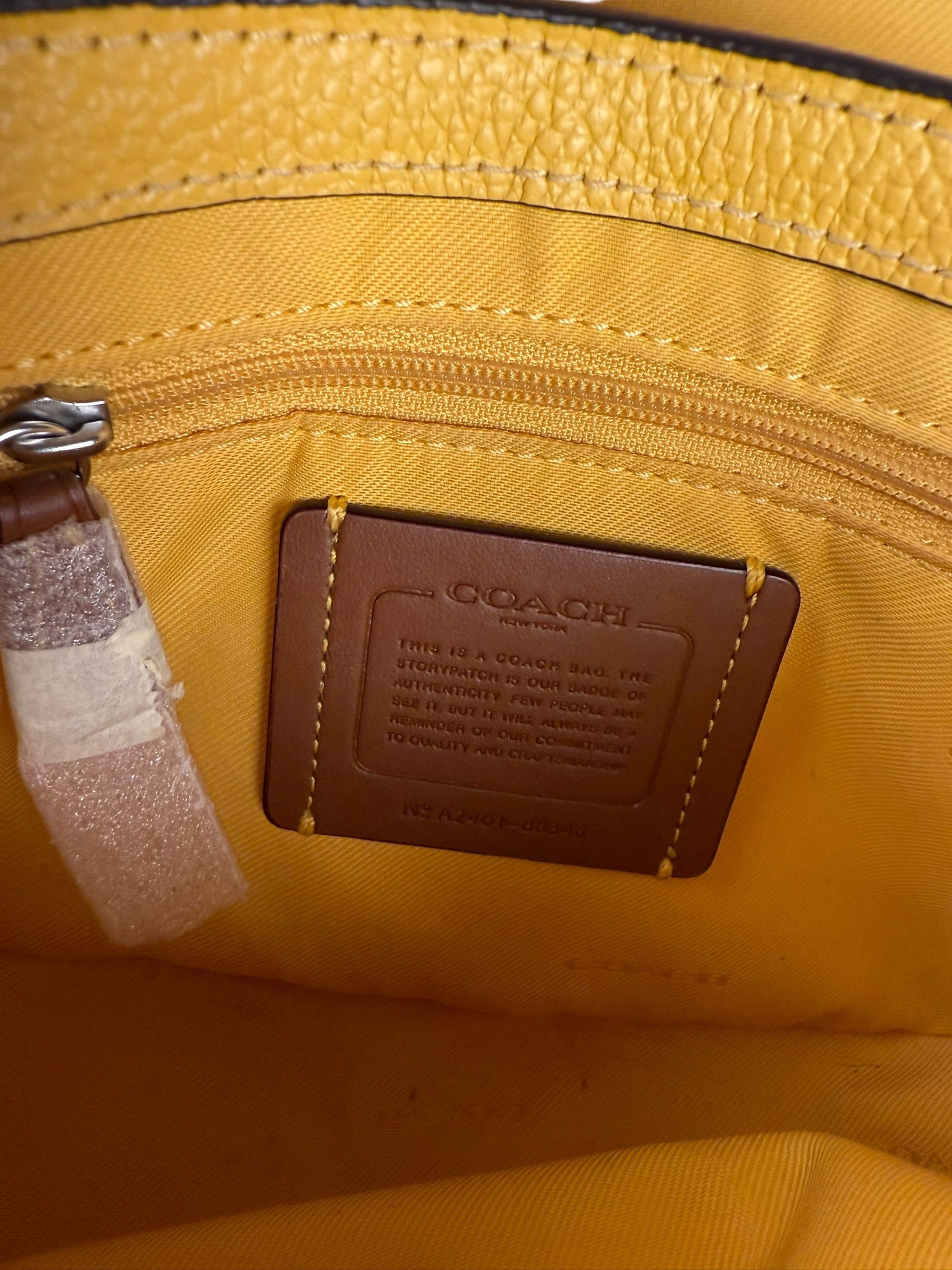 Coach Pebbled Leather Cassie Bag