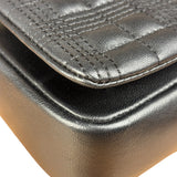 Burberry Black Quilted Leather Lola Shoulder Bag