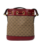 Gucci x Doraemon Bicolor Mini GG Supreme Bucket Bag