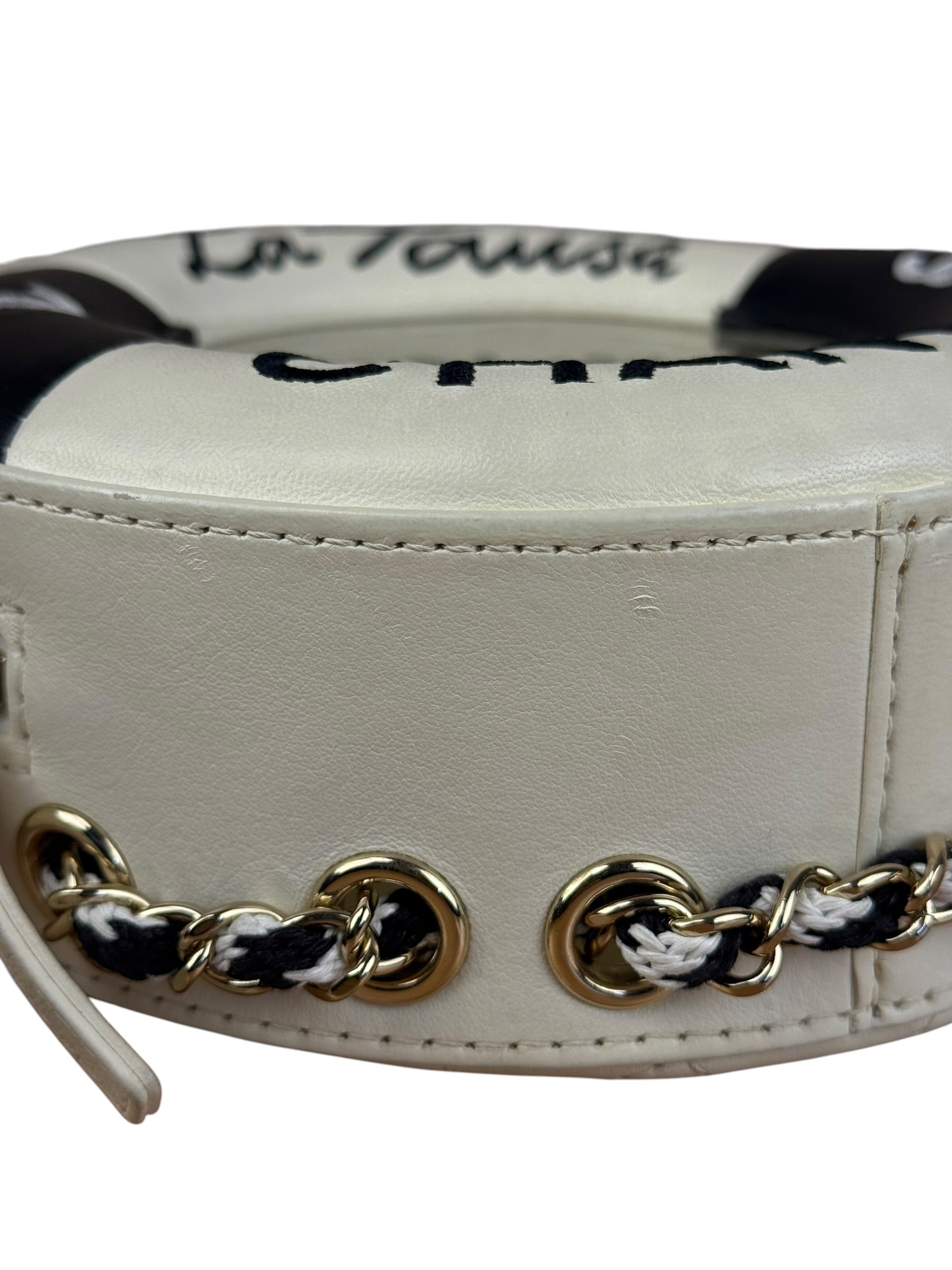 Chanel Limited Edition Lifesaver Round Crossbody Black 2017
