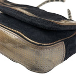 Chanel Sport Line Terrycloth Black Flap Bag 2008