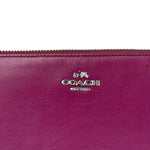 Coach Plum Long Zip Wallet