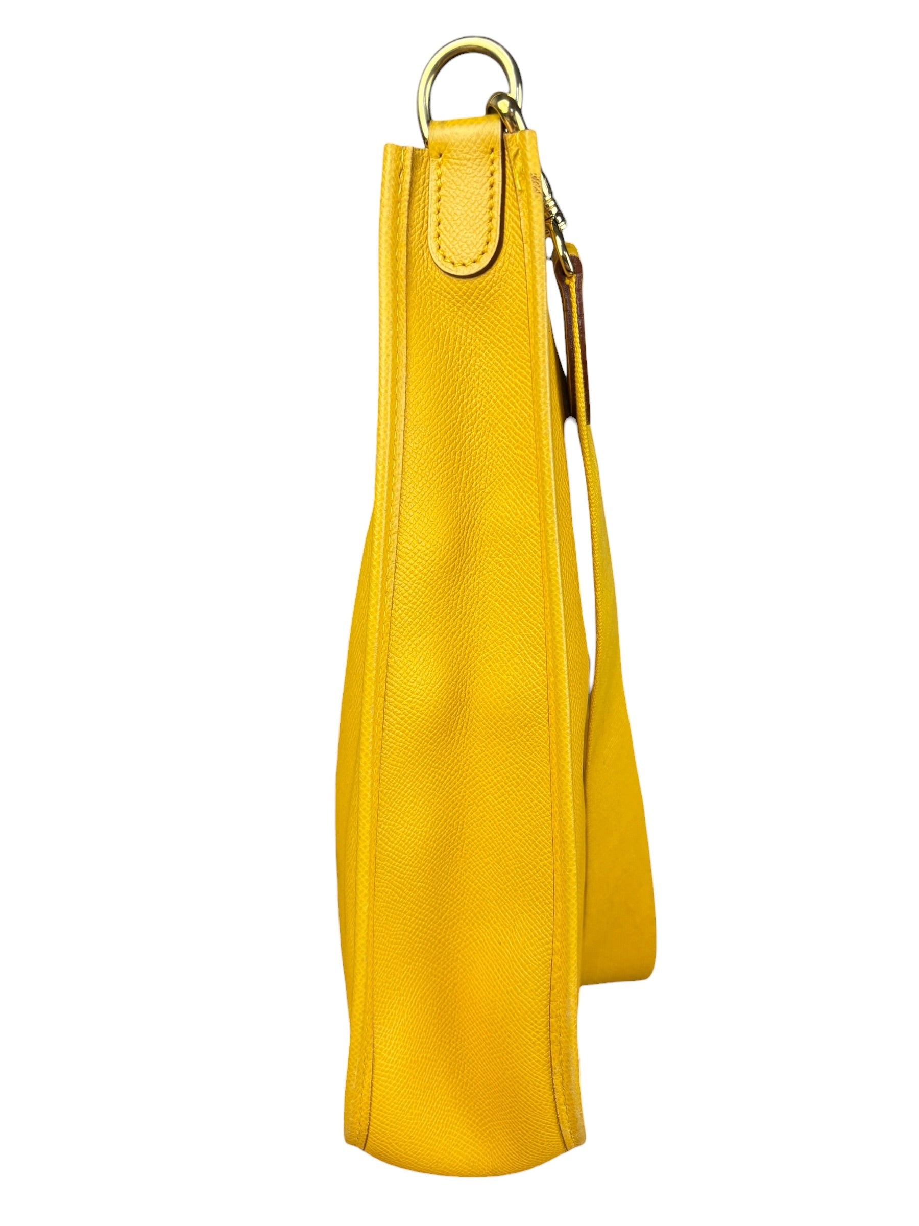 Hermes Evelyne Taurillon Clemence Leather Shoulder Bag