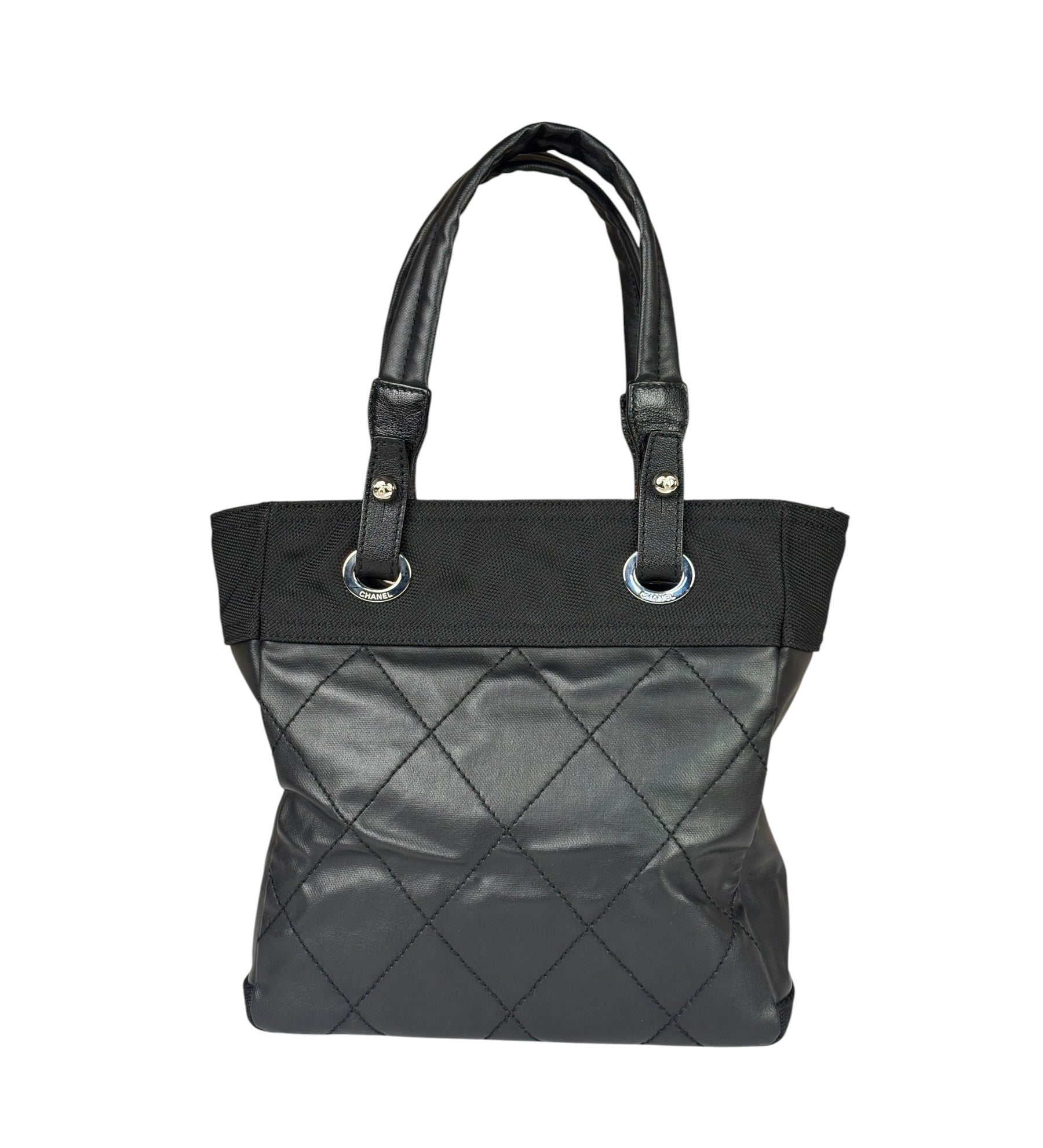 Chanel Black Quilted Paris-Biarritz Tote 2009