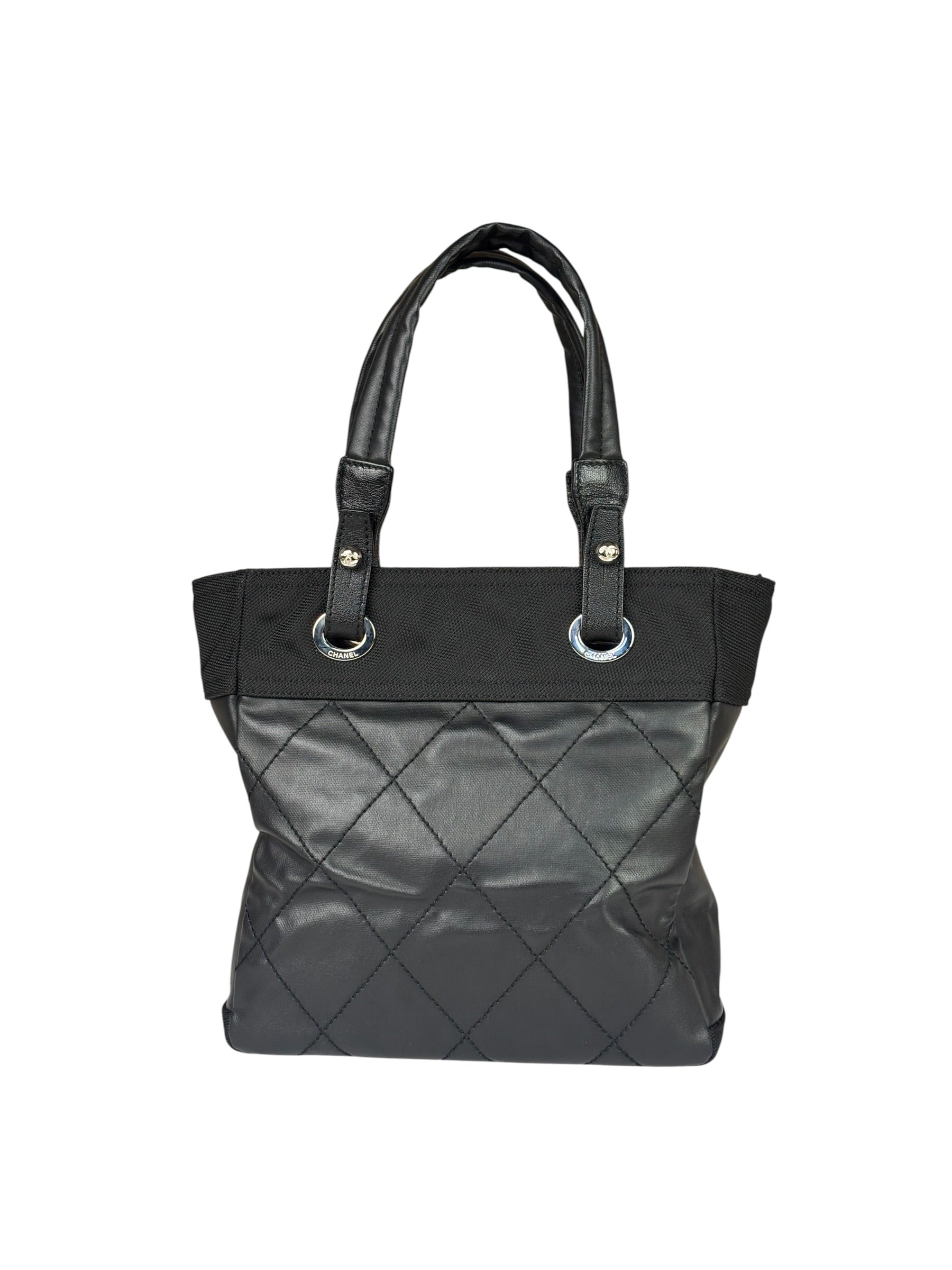 Chanel Black Quilted Paris-Biarritz Tote 2009