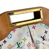 Louis Vuitton White Murakami Judy MM 2Way
