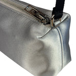 Alexander Wang Silver Satin Heiress Pouch