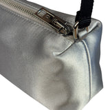 Alexander Wang Silver Satin Heiress Pouch