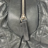 Chanel Grey Iridescent Quilted Leather Chic Bowling Shoulder Bag 2010