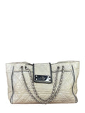 Chanel Cream Quilted Lambskin East/West Reissue Tote 2008
