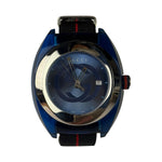 Gucci Sync Navy with Black Nylon Strap