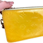 Louis Vuitton Yellow Monogram Vernis Lexington Pochette