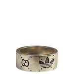 Gucci x Adidas GG Engraved Wide Ring