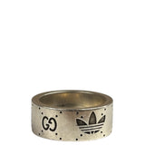 Gucci x Adidas GG Engraved Wide Ring