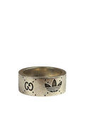 Gucci x Adidas GG Engraved Wide Ring