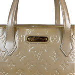 Louis Vuitton Yellow Vernis Wilshire Tote MM