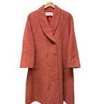 Chloé Dark Blush Wool Trench Coat