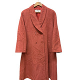 Chloé Dark Blush Wool Trench Coat