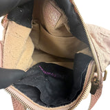 Louis Vuitton Vintage Rose Pink Monogram Denim Slightly Hobo Bag