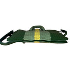 Bottega Veneta Intercciato Multicolor Business Bag Green/Yellow