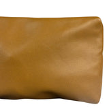 Longchamp Camel Leather Cosmetic Pouch