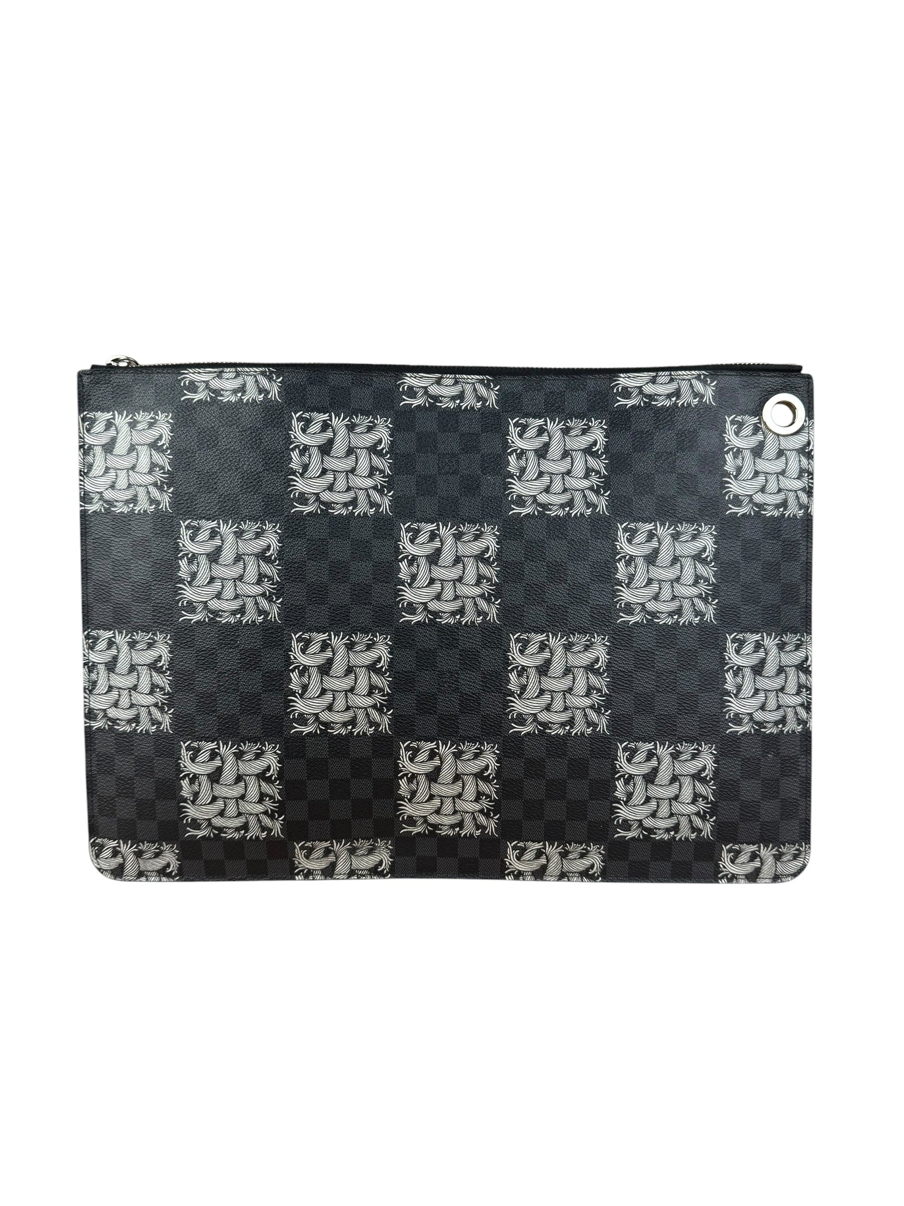 Louis Vuitton x Christopher Nemeth Damier Graphite Jour Pouch GM